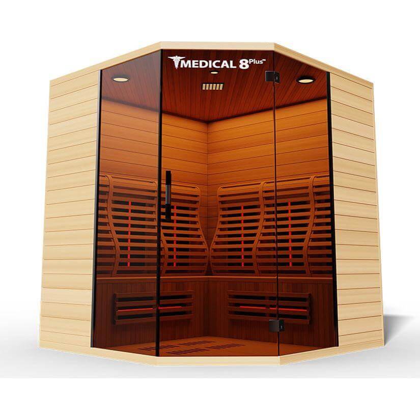 Medical 8 Plus Infrared 4 Person Sauna, RecovAthlete