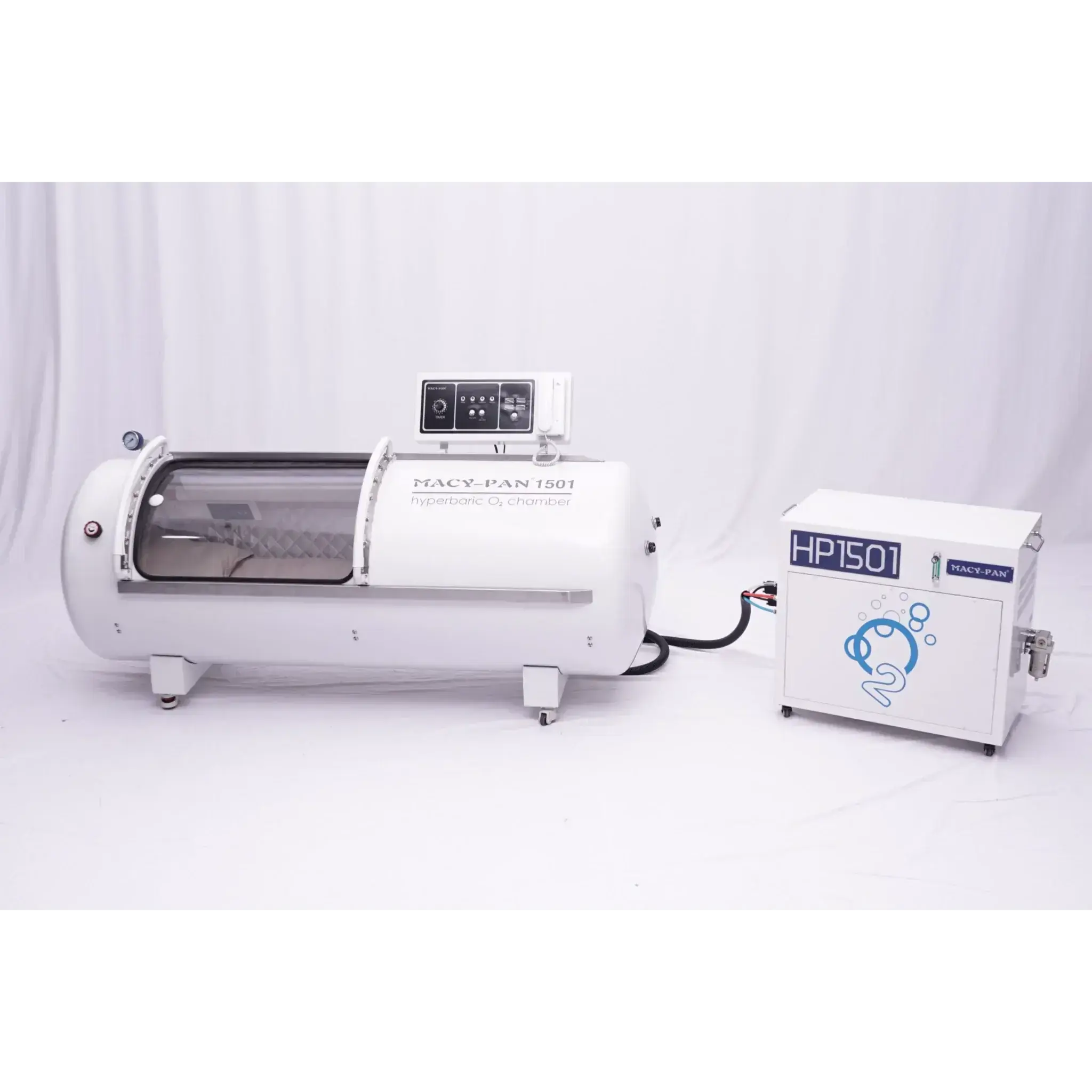 Macy-Pan HP1501 Hard Shell Hyperbaric Oxygen Therapy Chamber for enhanced recovery and well-being.
