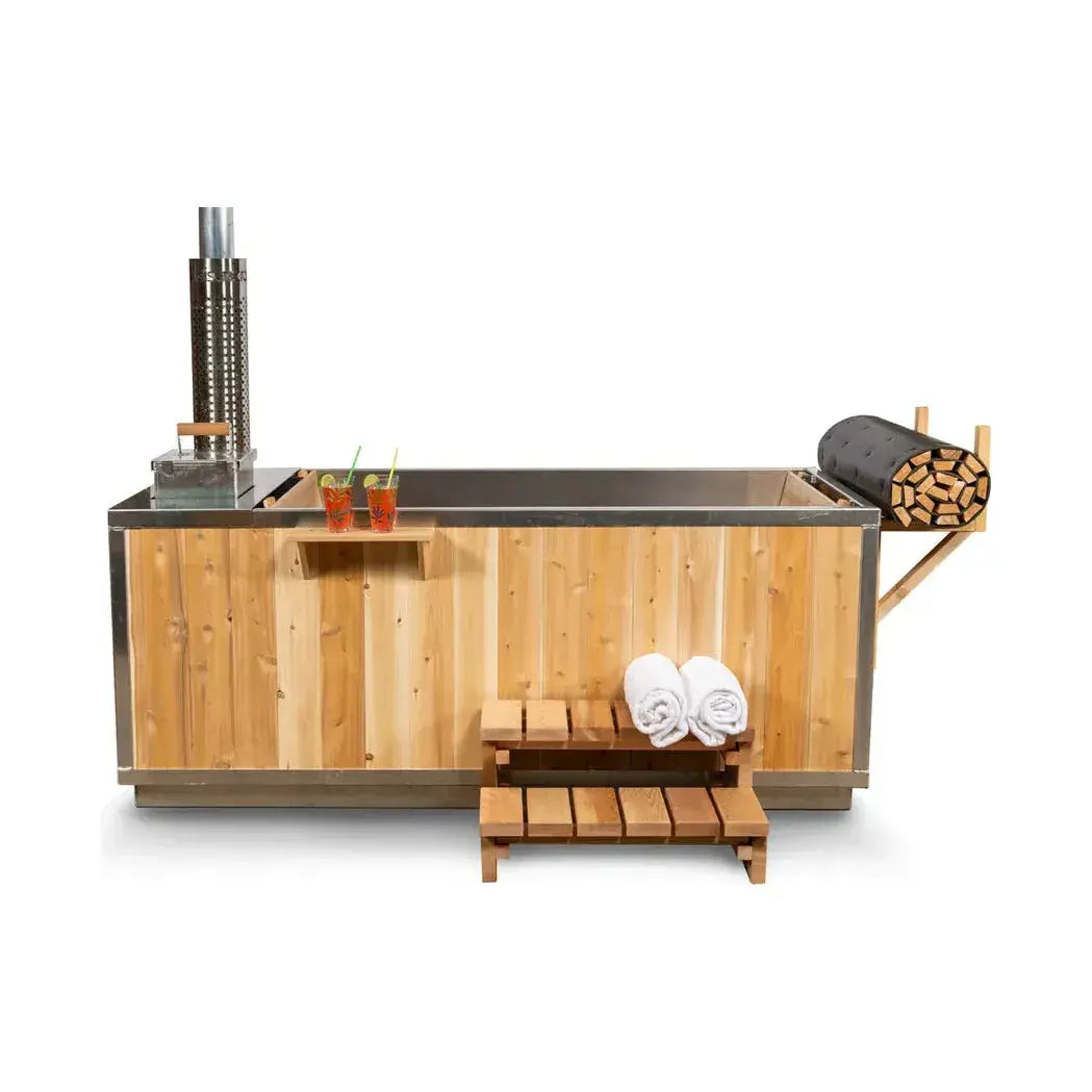 Leisurecraft The Starlight Wood Burning Hot Tub | CT372W, view 5, RecovAthlete