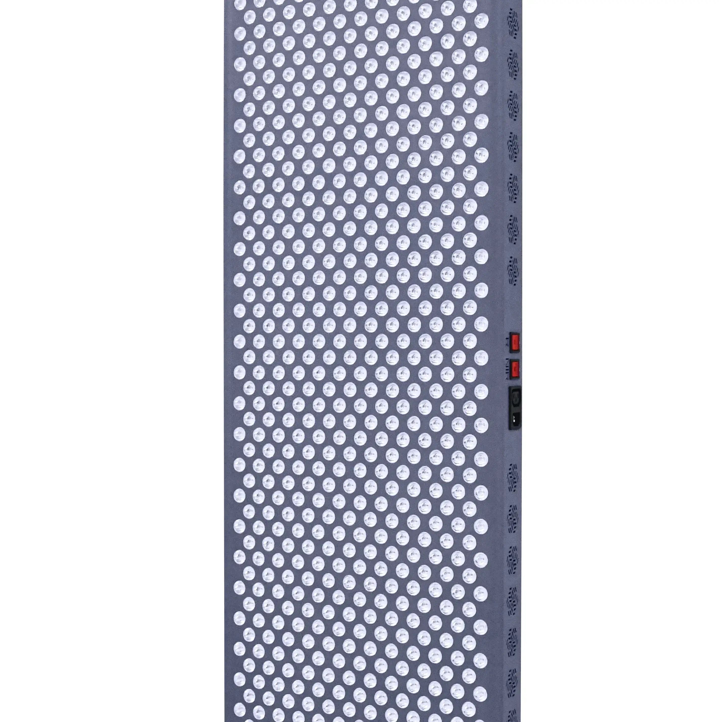 Hooga PRO4500 Red Light Therapy Panel side view illuminated