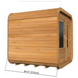 Dundalk Canadian Timber Luna Sauna Cube 4 Person | CTC22LU