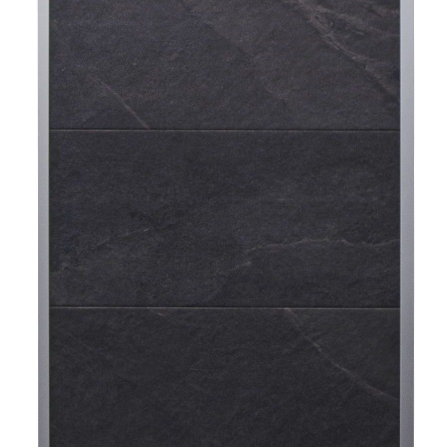 Harvia SACSW001 decorative stone wall panel with grey aluminium frames