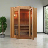 SunRay Tiburon 4-Person Indoor Traditional Sauna HL400SN