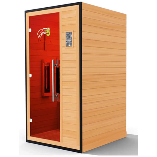 Medical Saunas Commercial Spa 485 Full Spectrum Infrared 1-Person Sauna, RecovAthlete