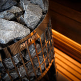 Harvia Cilindro sauna stove stone cage detail