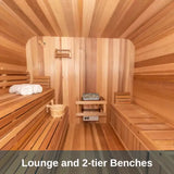 Dundalk Canadian Timber Luna Sauna Cube 4 Person | CTC22LU