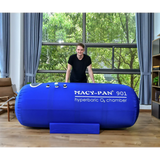 Macy-Pan ST901 hyperbaric oxygen chamber for recovery and peak performance at home.