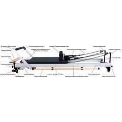 Labelled view of the C8-Pro reformer components