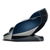 Bodyfriend Palace II massage chair in Atlantic Blue, side view