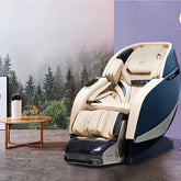 Bodyfriend Palace II massage chair in blue, front view