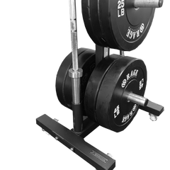 CFF-BPR6 Mobile Bar & Olympic Bumper Plate Rack
