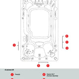 Canadian Spa Company St. Lawrence 13ft 12-Person 39-Jet Swim Spa KS-10027