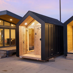 Sweaty Yeti Fit Studio Outdoor Fitness Cabin