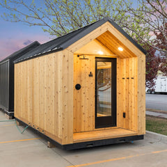 Sweaty Yeti Fit Studio Outdoor Fitness Cabin