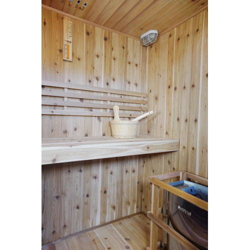 SunRay Hampton 3 Person Traditional Indoor Sauna, view 7, RecovAthlete