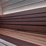 SaunaLife Model E8G 6 Person Outdoor Barrel Sauna | Ergo Series