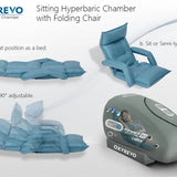 OxyRevo Forward90 Portable Sitting Hyperbaric Chamber | 1.4–1.5 ATA