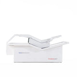 Front‑angled view of OvationULT bed canopy down – ovationult red light bed – RecovAthlete