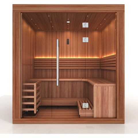 Golden Designs Copenhagen 3-Person Traditional Indoor Sauna | GDI-7389-02