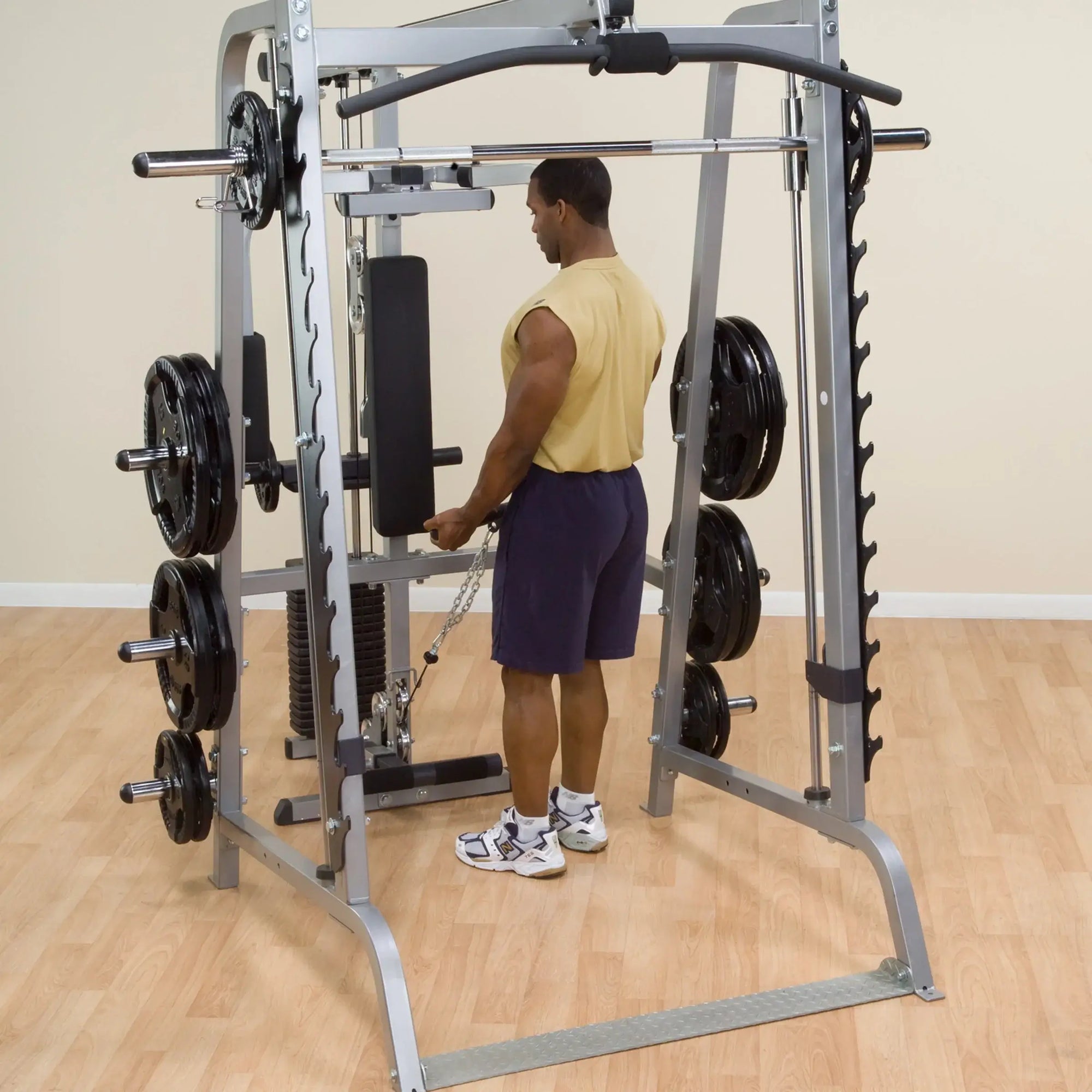 Body Solid GS348QP4 Series 7 Smith Gym, view 34, RecovAthlete
