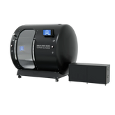 Macy-Pan HE5000 Hyperbaric Oxygen Therapy Chamber for 5 people with sliding door and control unit.