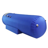 Macy-Pan ST701 soft hyperbaric oxygen therapy chamber in blue, designed for improved recovery and health optimization.