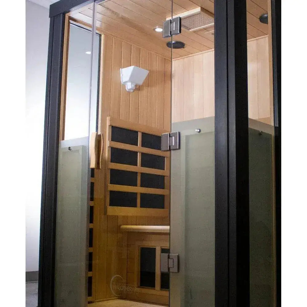 HaloSauna™ (Formerly HaloIR) Salt Sauna Detox Sauna Salt Room Front View