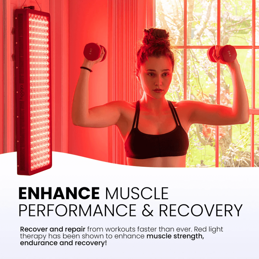 Hooga HG 1500 Red Light Therapy Panel, view 7, RecovAthlete