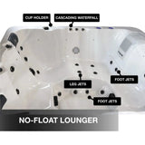 Canadian Spa Company  Erie SE GL Hot Tub 6-Person 46-Jet New