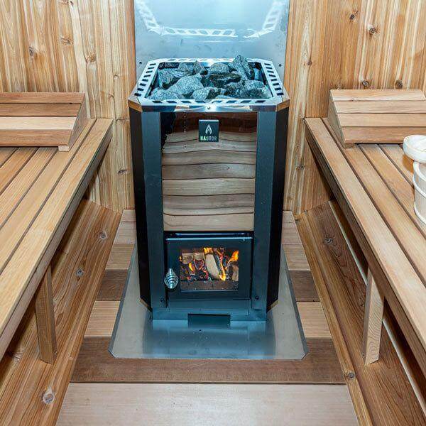 Leisurecraft Canadian Timber Georgian Cabin Sauna with Changeroom