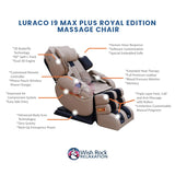 Luraco i9 MAX Plus ( Royal Edition) Medical Massage Chair
