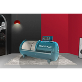 Macy-Pan HP2202 Hard Hyperbaric Oxygen Chamber in modern room setting, designed for recovery and wellness.