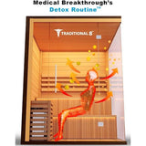 Medical Breakthrough Medical Saunas Traditional 6 Steam Sauna | 2 Person