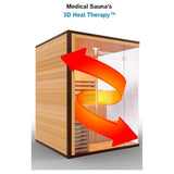 Medical Breakthrough Medical Saunas Traditional 6 Steam Sauna | 2 Person