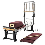Merrithew Rehab V2 Max Plus Reformer Bundle In red Truffle Color