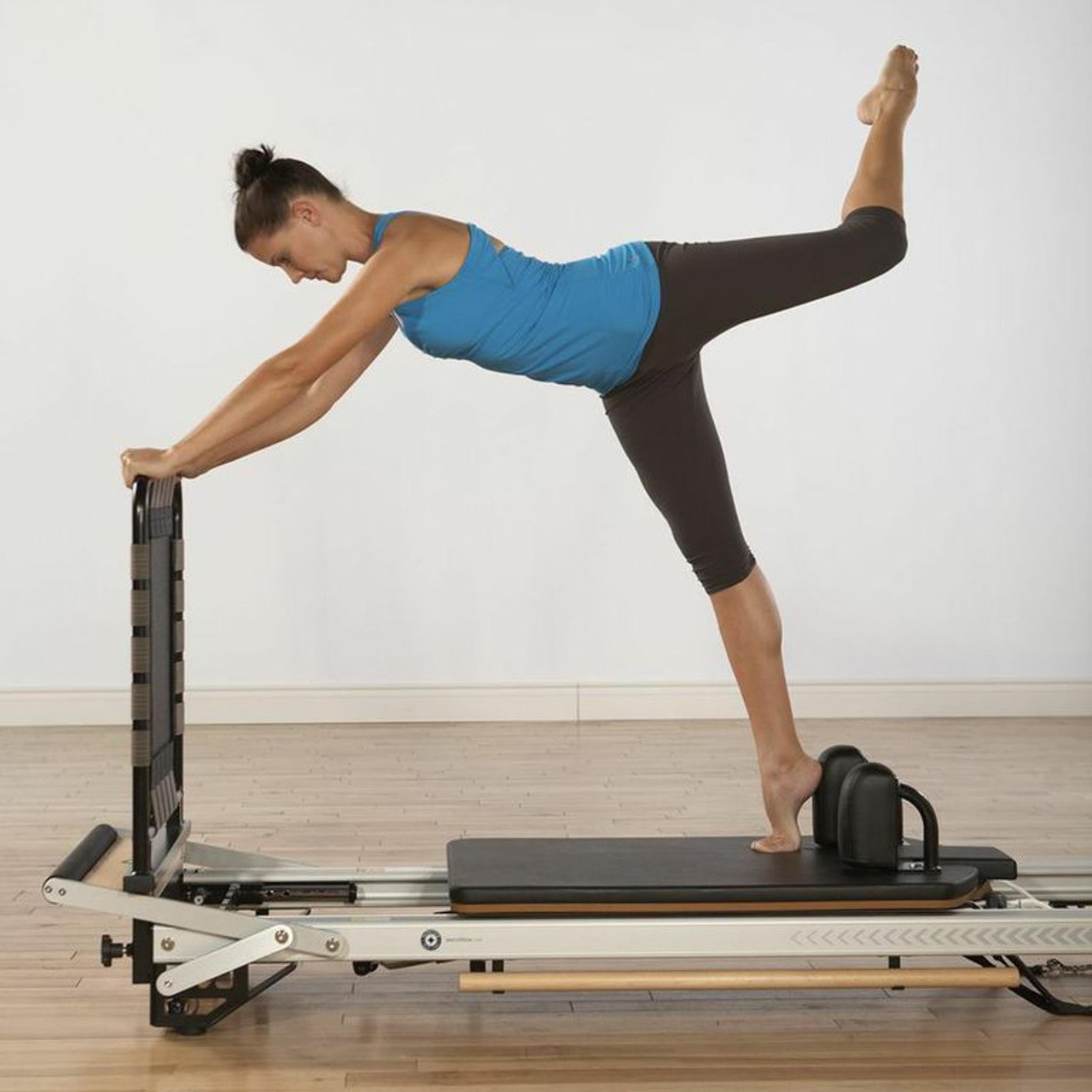 Merrithew™ Pilates SPX® Max Reformer with Vertical Stand Bundle - Red  Truffle