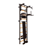 BenchK 733B Luxury Black wall bars for home gym and personal studio, RecovAthlete
