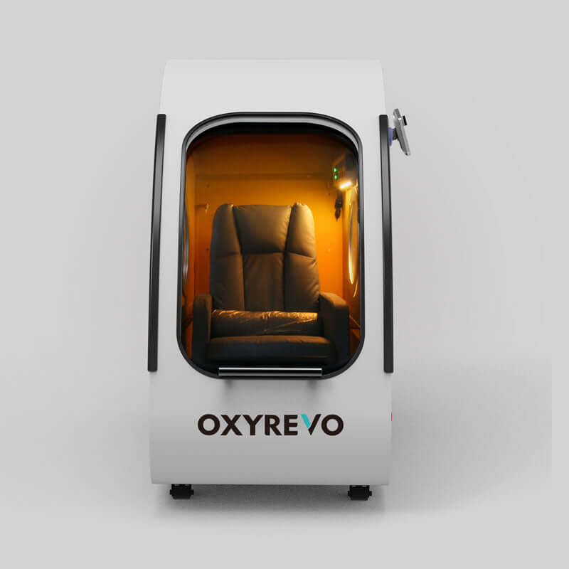 OxyRevo Space60 1.5 to 2.0ATA Hard Sitting Hyperbaric Chamber, view 7, RecovAthlete