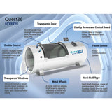 OxyRevo Quest36 1.5 to 2.0 ATA Hard Hyperbaric Chamber, view 26, RecovAthlete