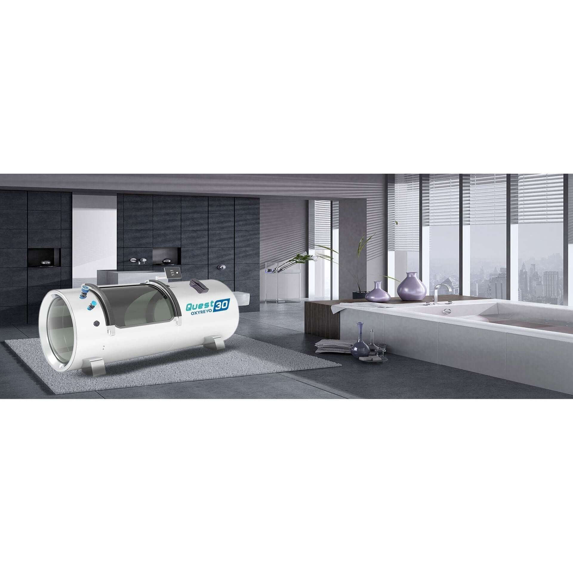 OxyRevo Quest30 hyperbaric chamber for beauty spas and recovery centers