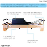Align Pilates M8 Pro Maple Reformer with Tower Bundle