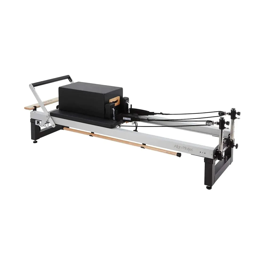Image of Align Pilates A8 Pro Reformer, a professional-grade Pilates machine with sleek design with jumpbox