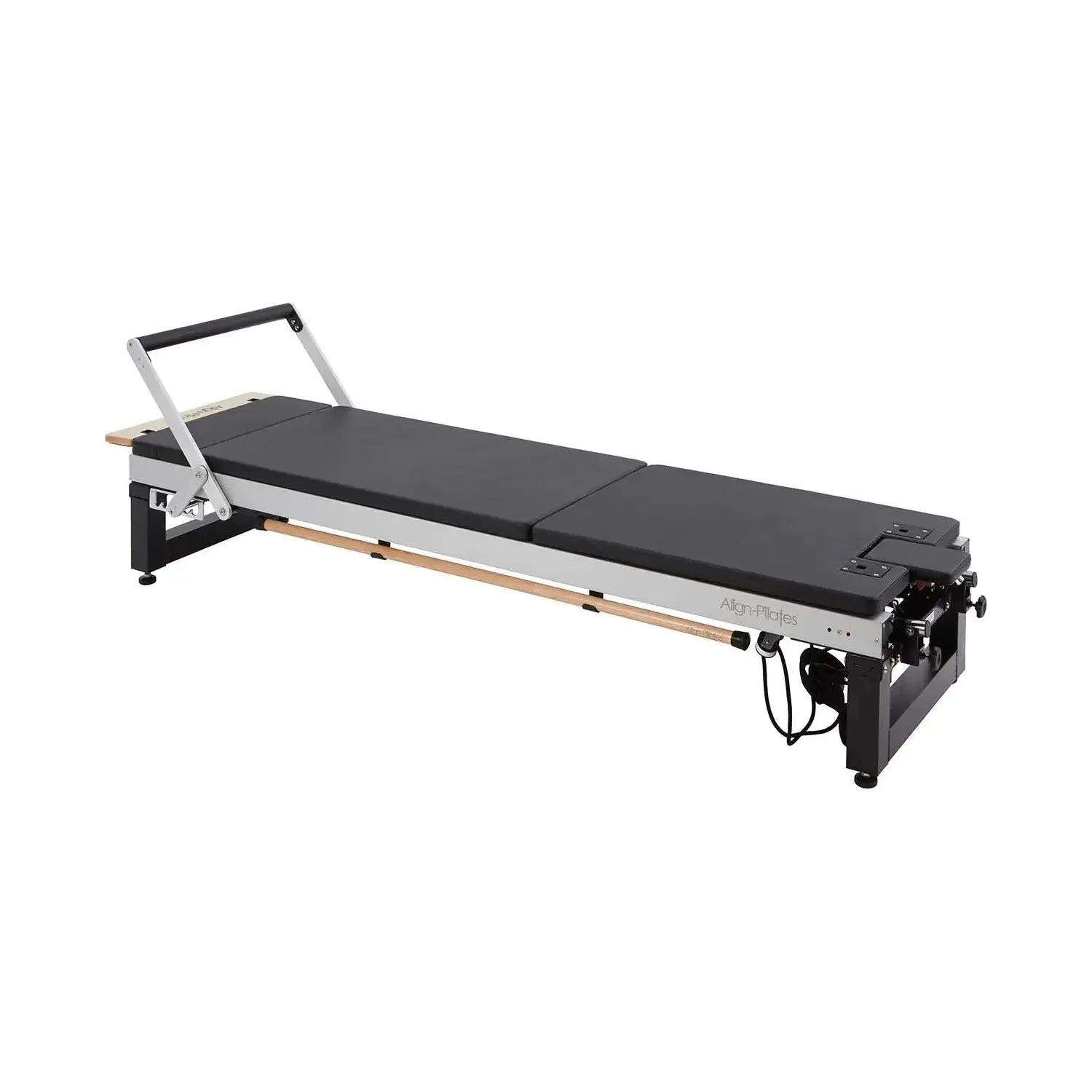 Side view of the Align A8 Reformer, focusing on its sturdy frame and high-quality construction