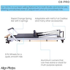 C8-Pro reformer carriage and shoulder rest detail