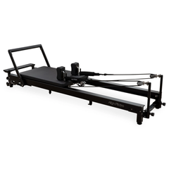 C8-Pro Noir footbar and spring bar detail, black anodised hardware
