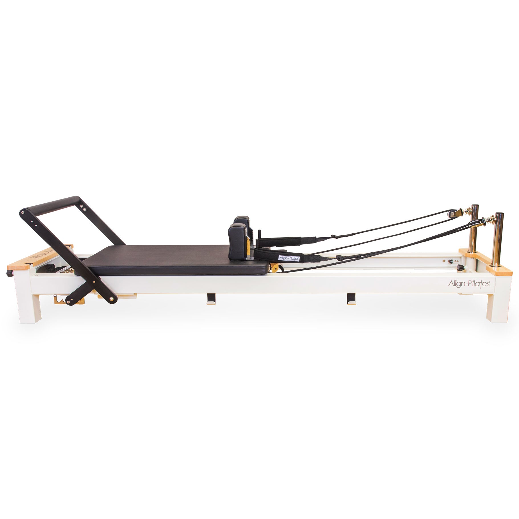 C8-S Pro reformer viewed along the frame from the foot bar end