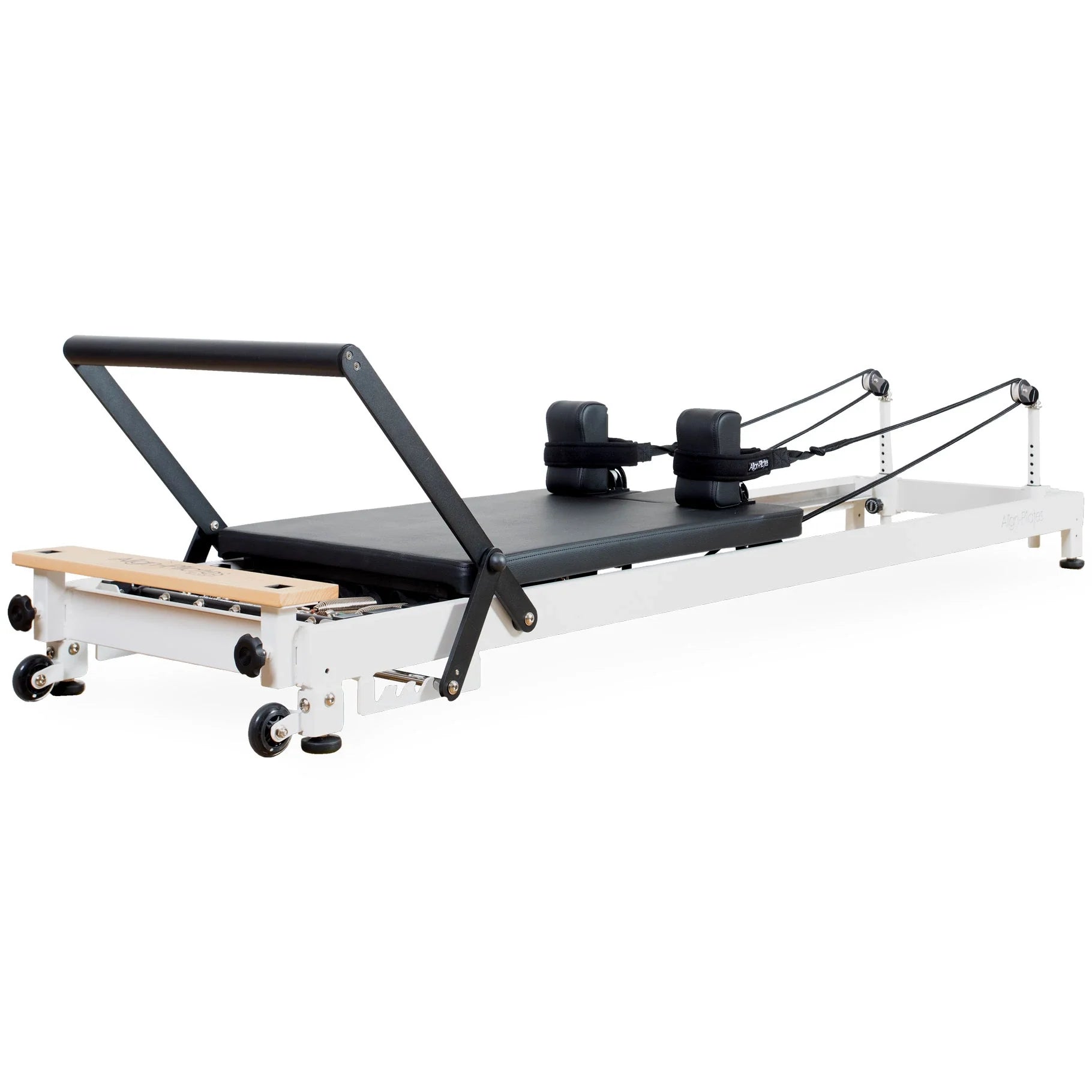 White R8-Pro reformer on a white background, full length side view