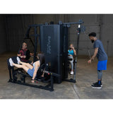 leg press on Body Solid Pro Clubline S1000 Four-Stack Gym