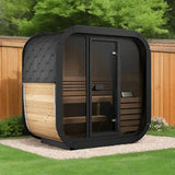 SaunaLife CL4G Sauna – 3-Person Cube-Series Outdoor Home Sauna Kit