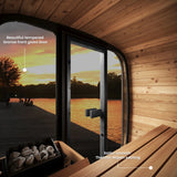 SaunaLife CL4G Sauna – 3-Person Cube-Series Outdoor Home Sauna Kit